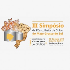 Capa de III Simpósio de Pós-colheita de grãos do Mato Grosso do Sul