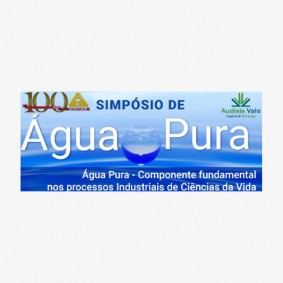 Capa de Simpósio Água Pura Farmacêutica