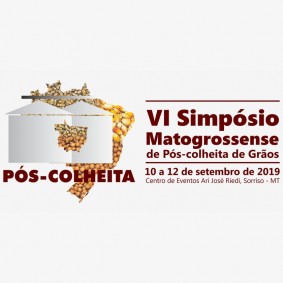 Capa de VI Simpósio Matogrossense de Pós-colheita de Grãos