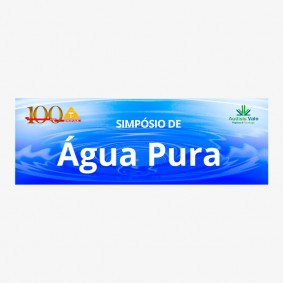 Capa de Simpósio de água pura