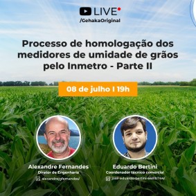 Capa de Perguntas e respostas - Live processo de homologação dos medidores de umidade de grãos pelo Inmetro - Parte II